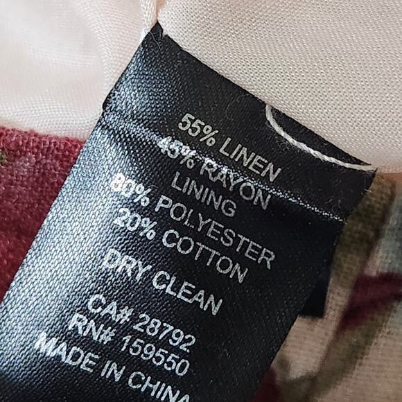 Maison d'Amelie Paris Linen tropical pink wrap mini skirt M‎ - Picture 6 of 7